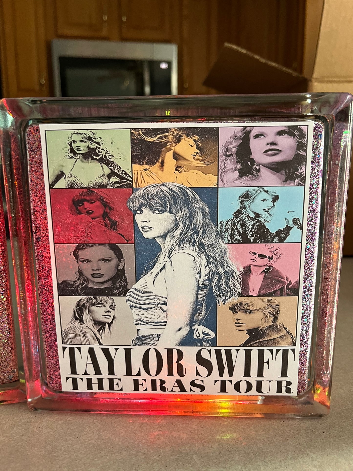 Original tour poster light up box