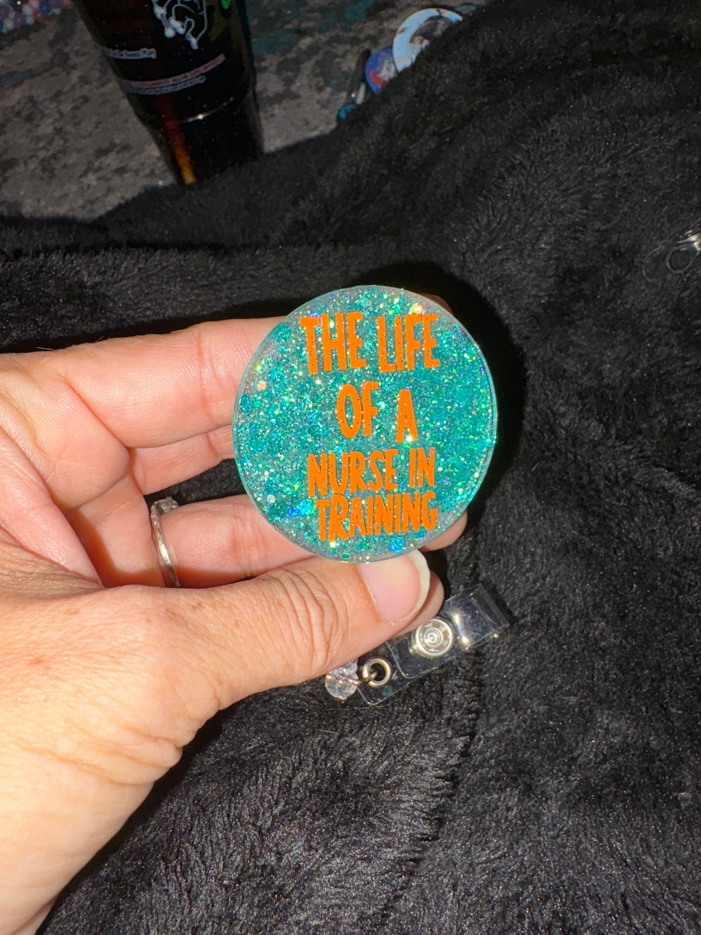 Badge reel nurse in training