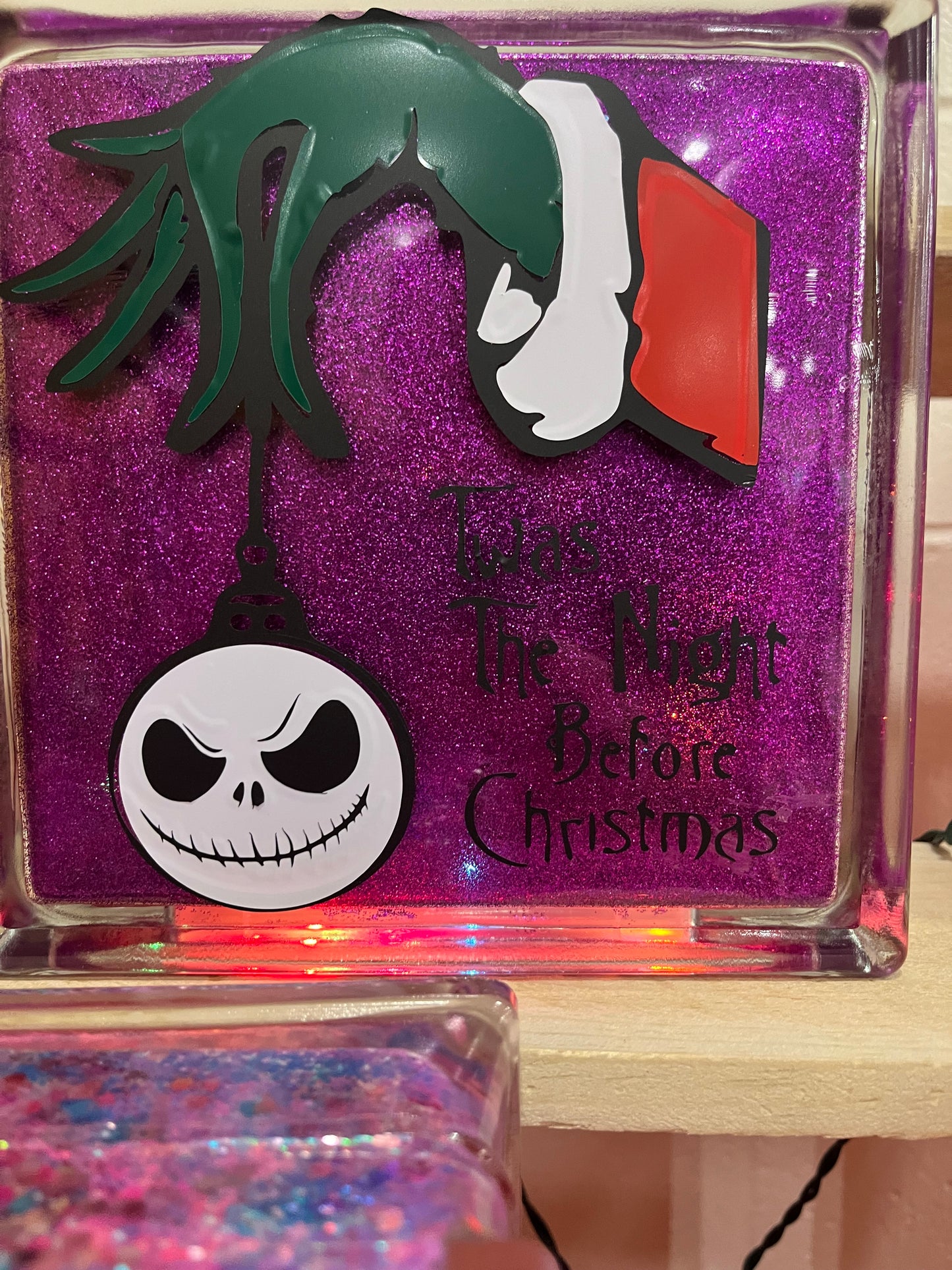 Green and nightmare light up box