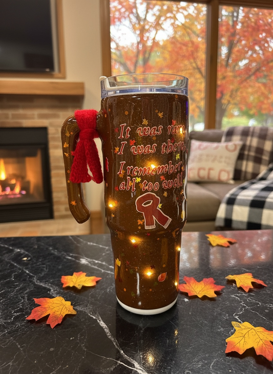 All too well 30oz lighted tumbler