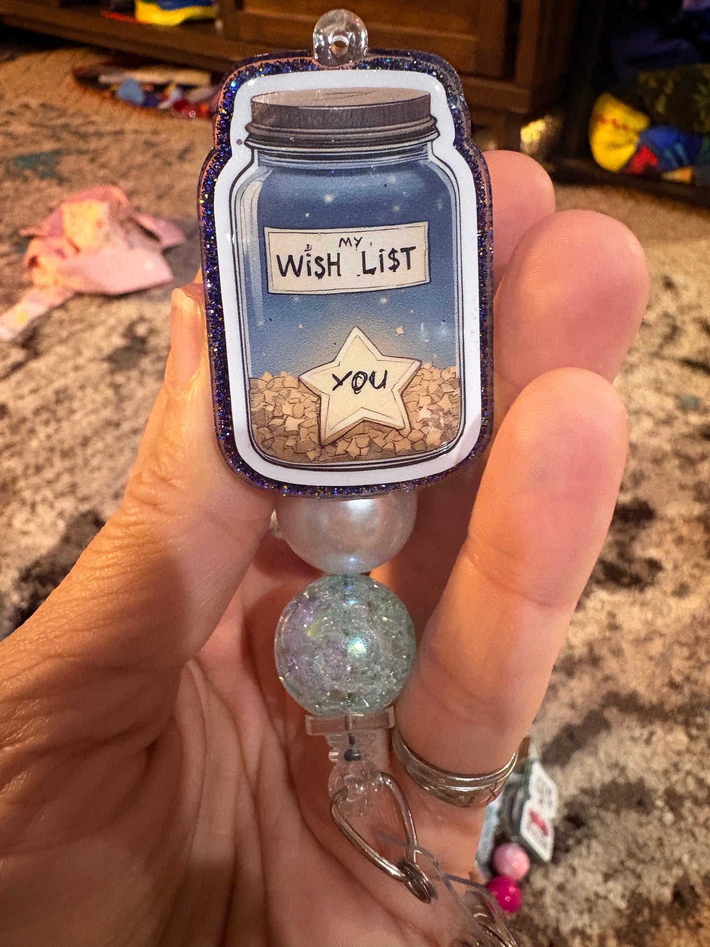 Wish list badge reel