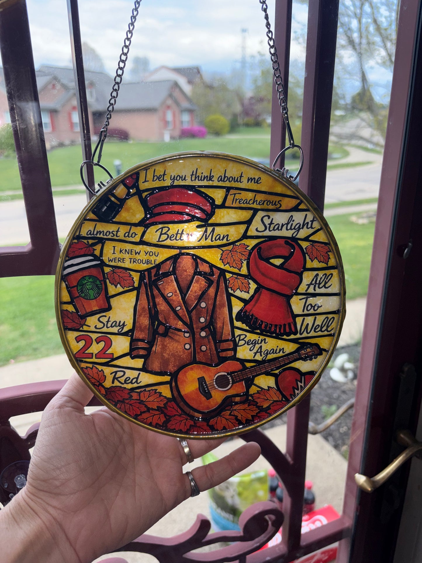 Red suncatcher