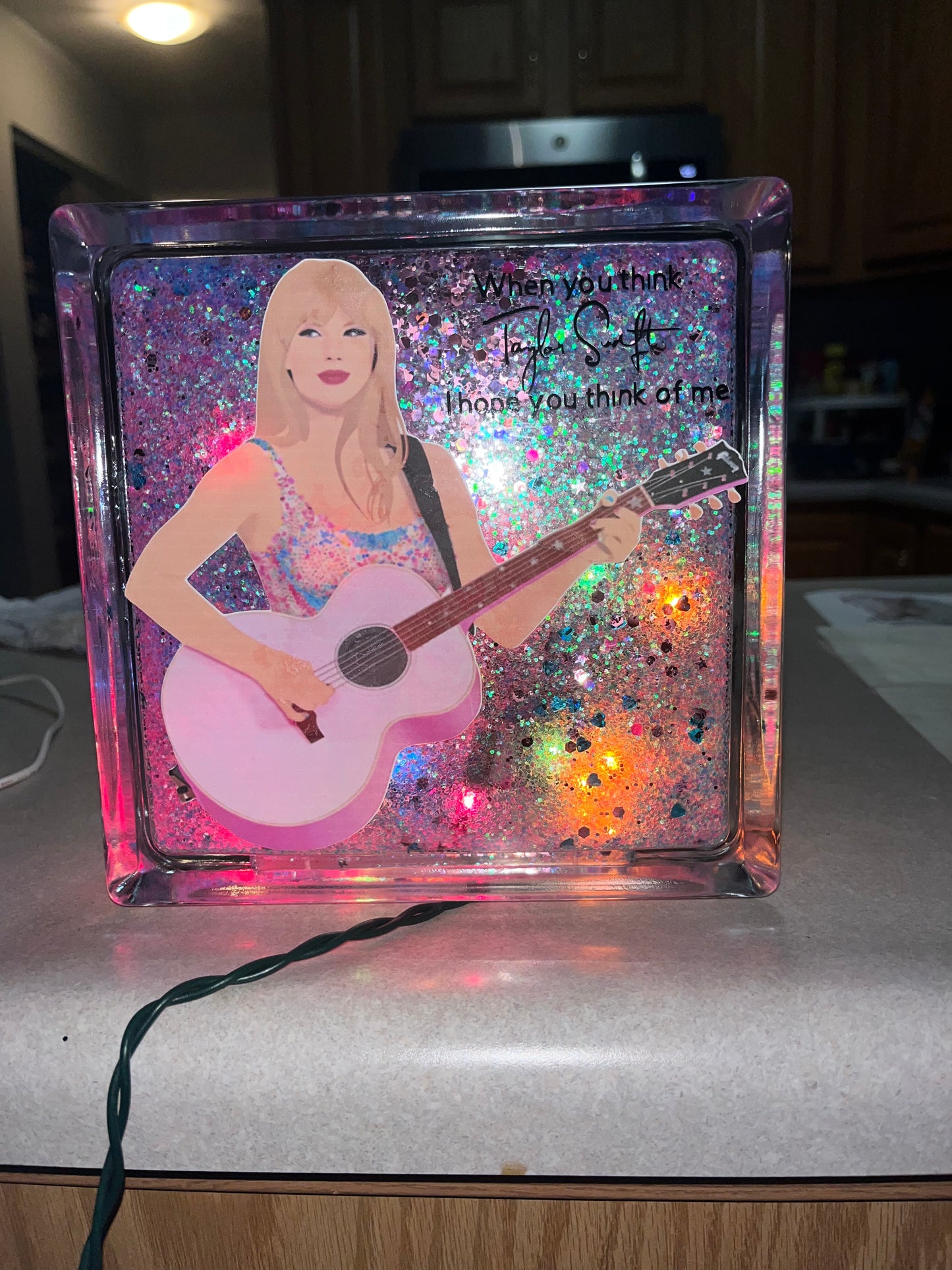 Guitar light up box