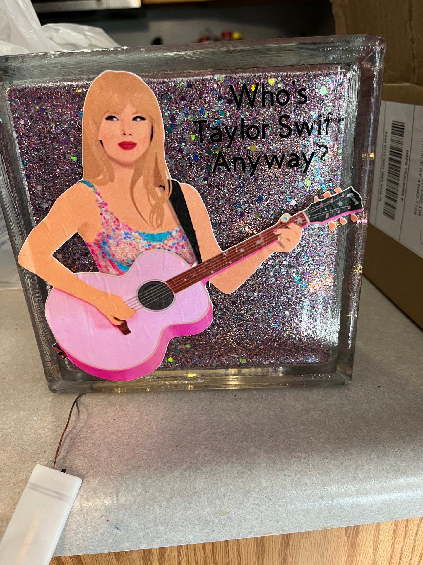 Guitar light up box