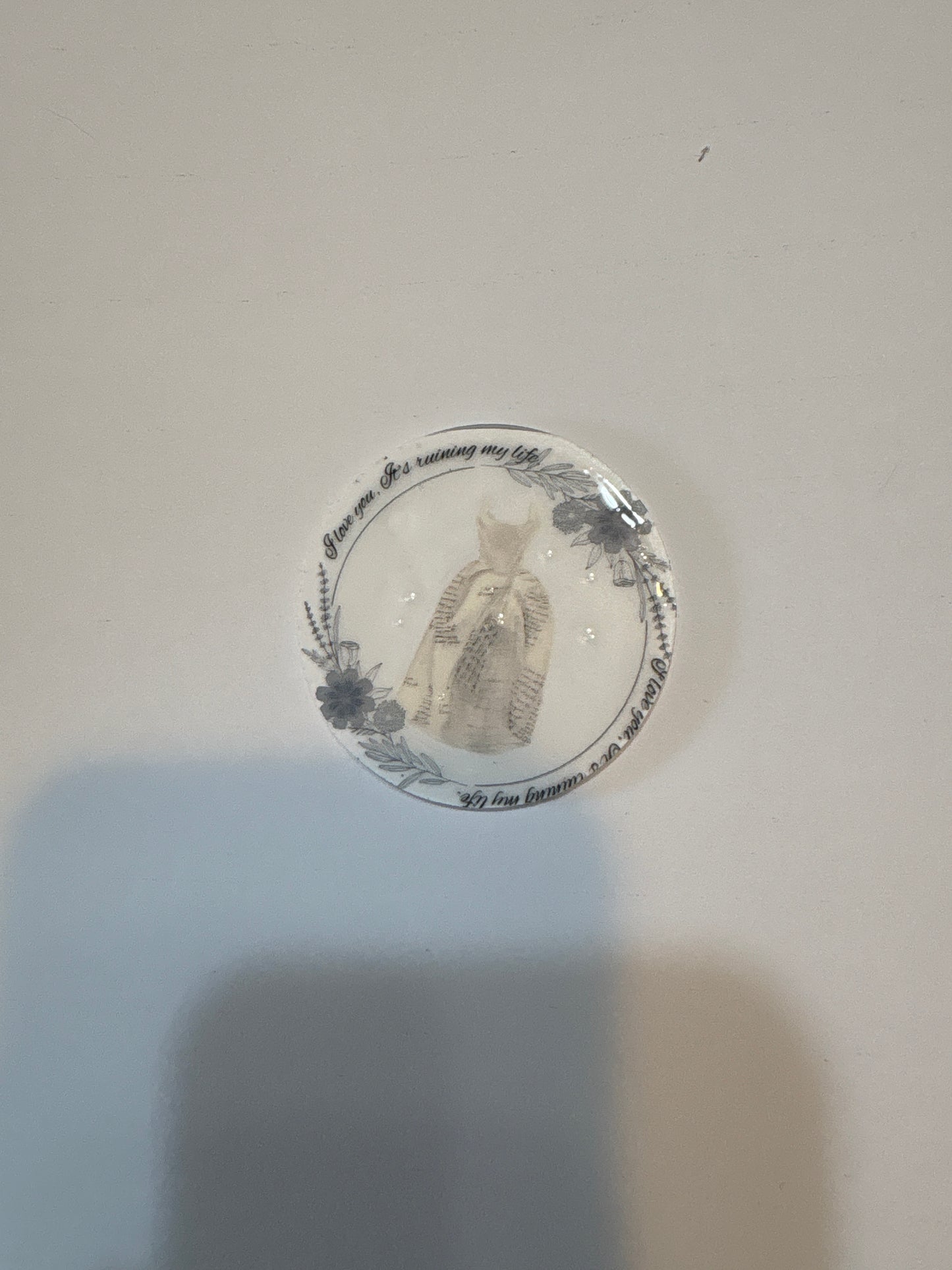 3 inch hanging mirror decals/xmas ornaments