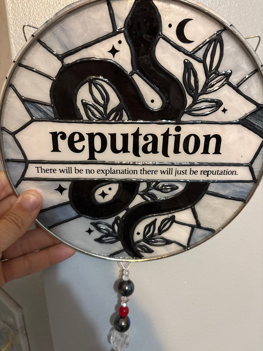 Reputation explanation suncatcher