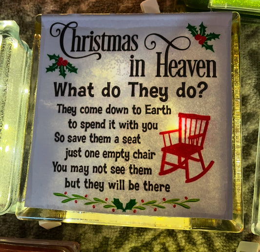 Christmas in heaven light up box
