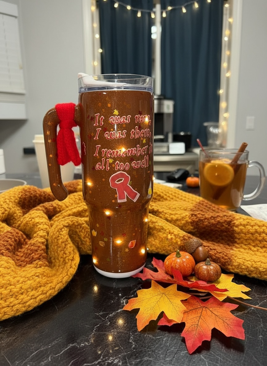 All too well 30oz lighted tumbler
