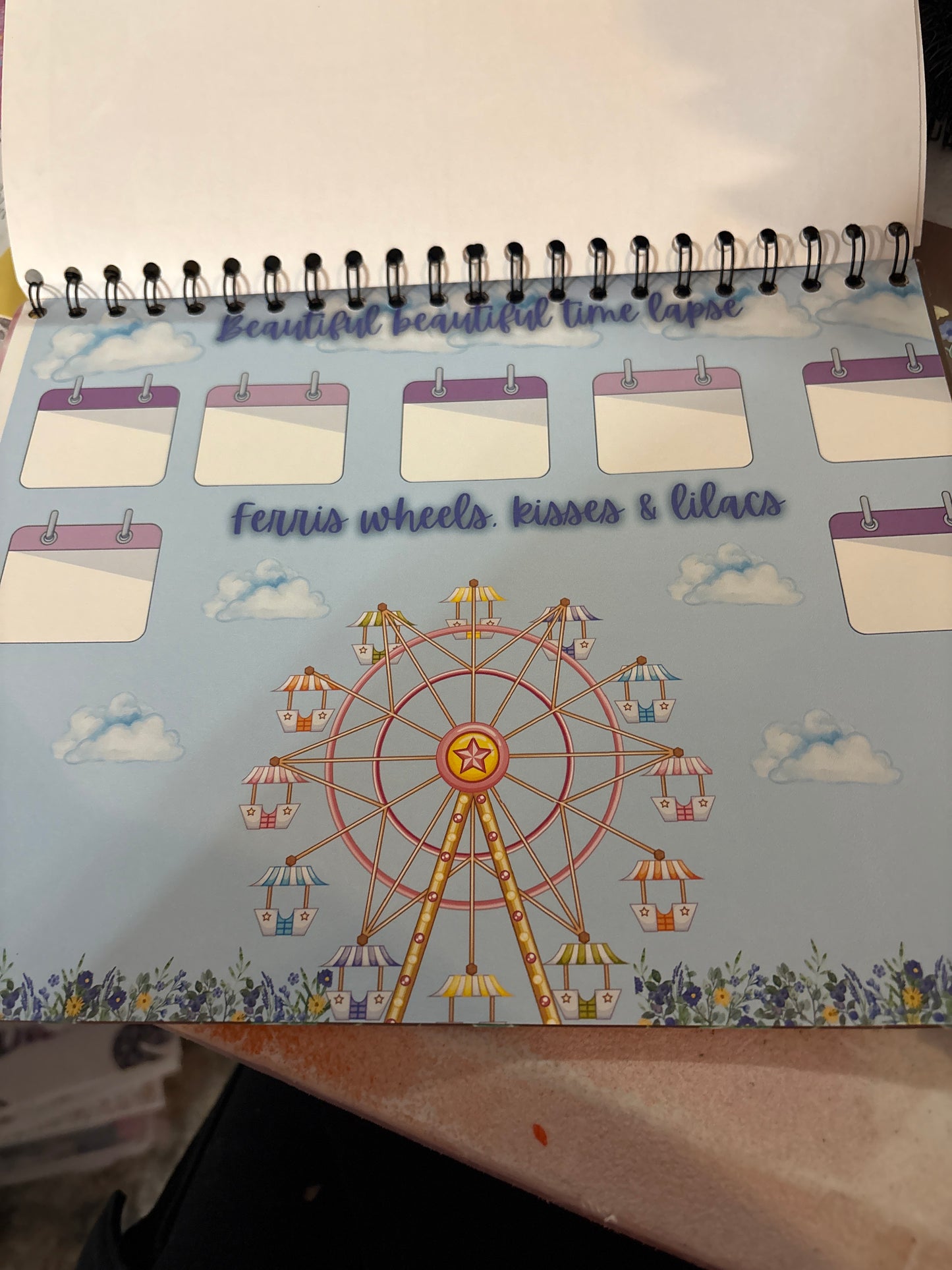 Weekly planner Taylor themed