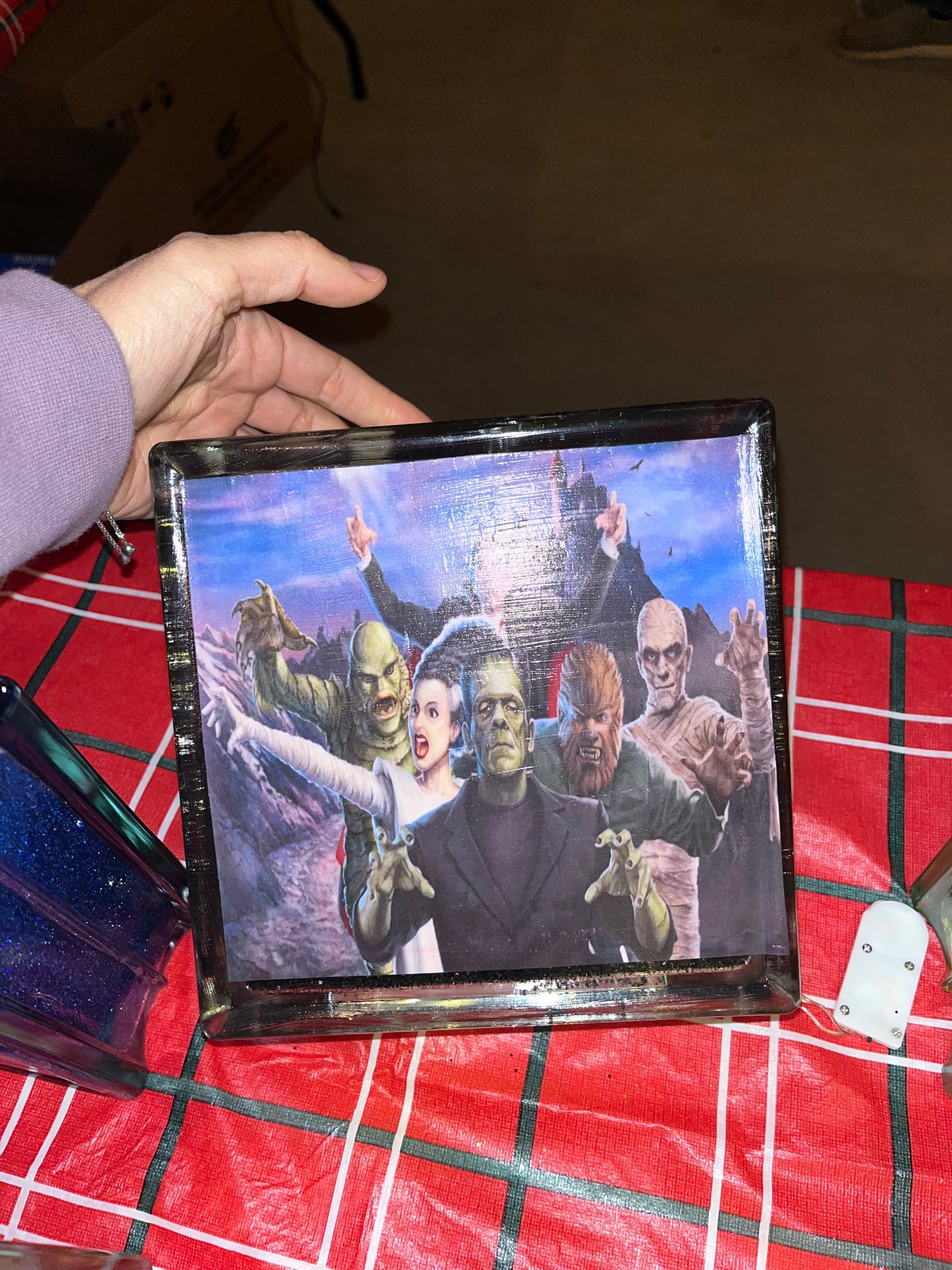 monsters light up box