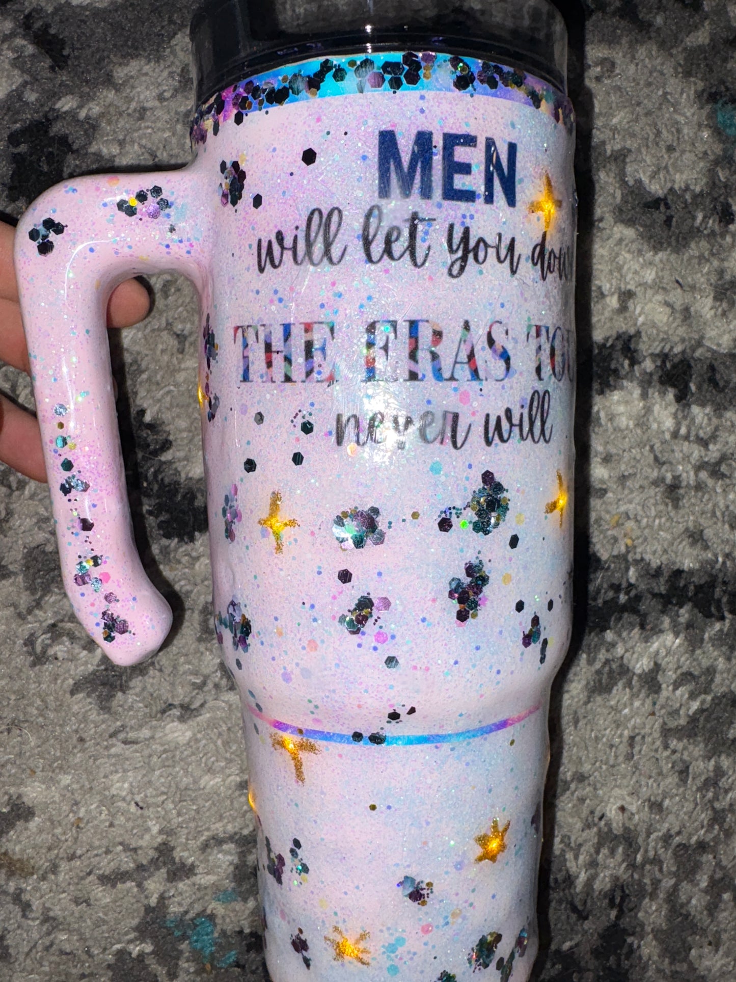 Men will let you down tumbler