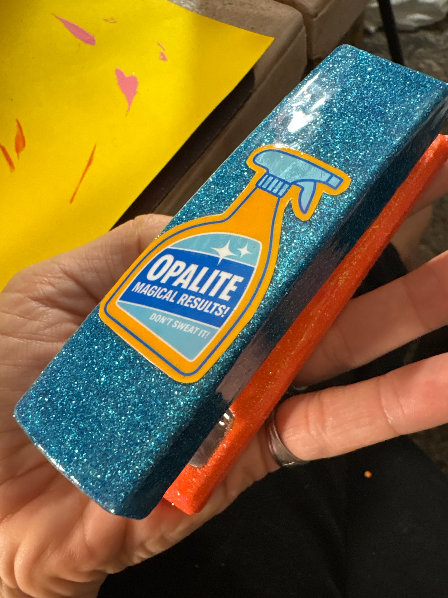 Opalite bottle design stapler