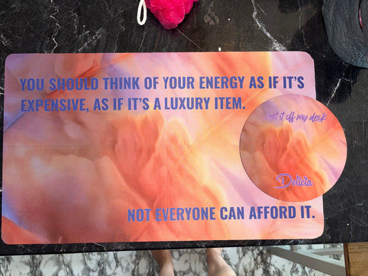 Custom desk mat and mouse pad order