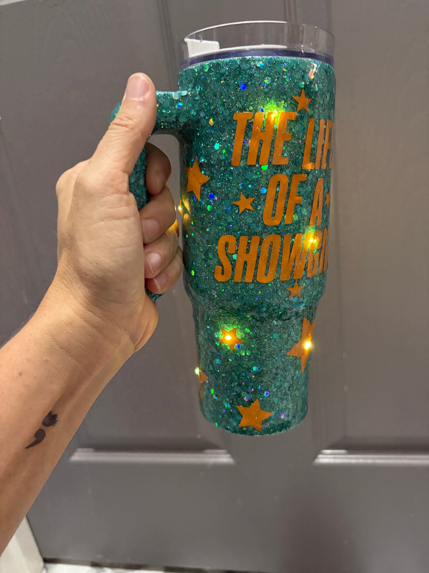 Light up LOASG 30oz tumbler with handle