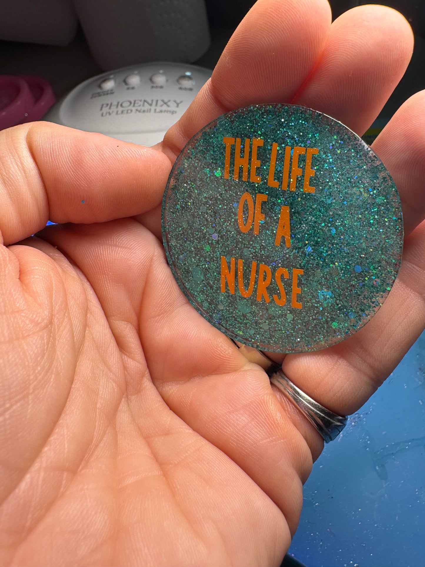 Life of a nurse badge reel