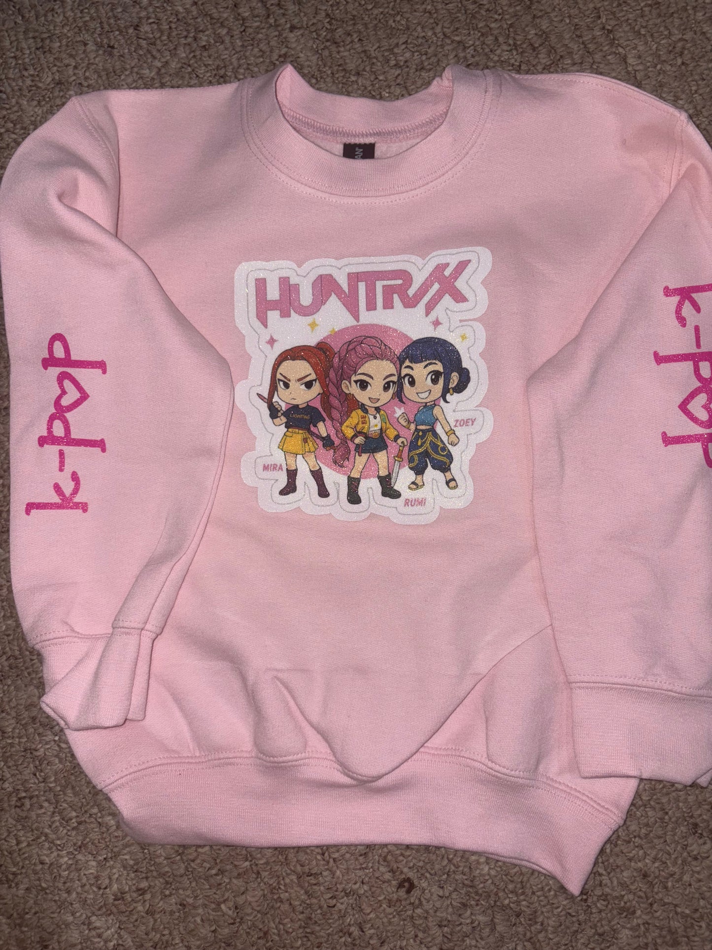 Kpop crew neck sweatshirt