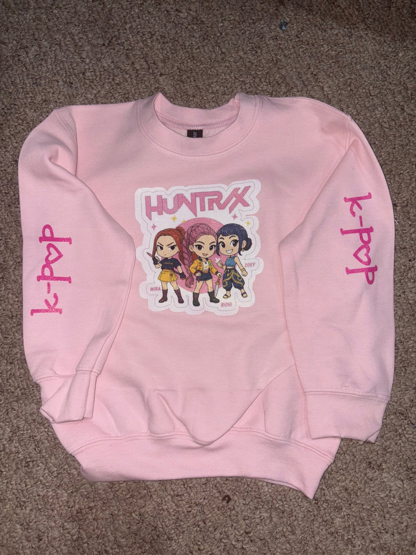 Kpop crew neck sweatshirt