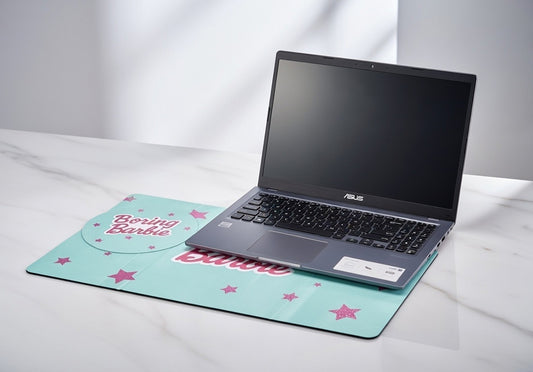 Boring Barbie 23x14 desk mat