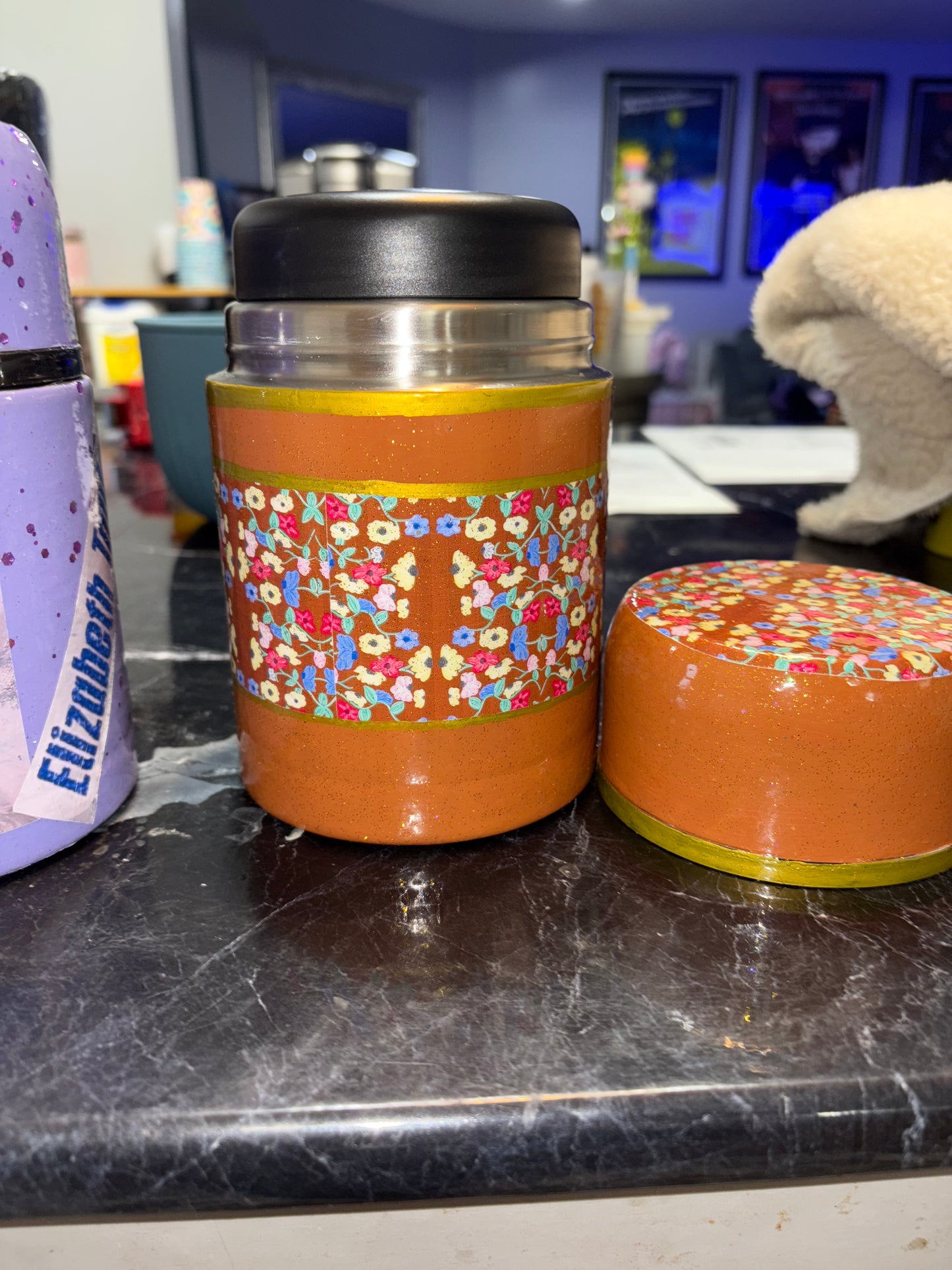 Piano surprise song thermos