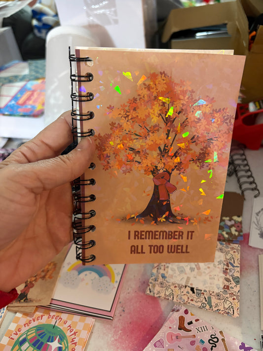 All too well journal/notebook