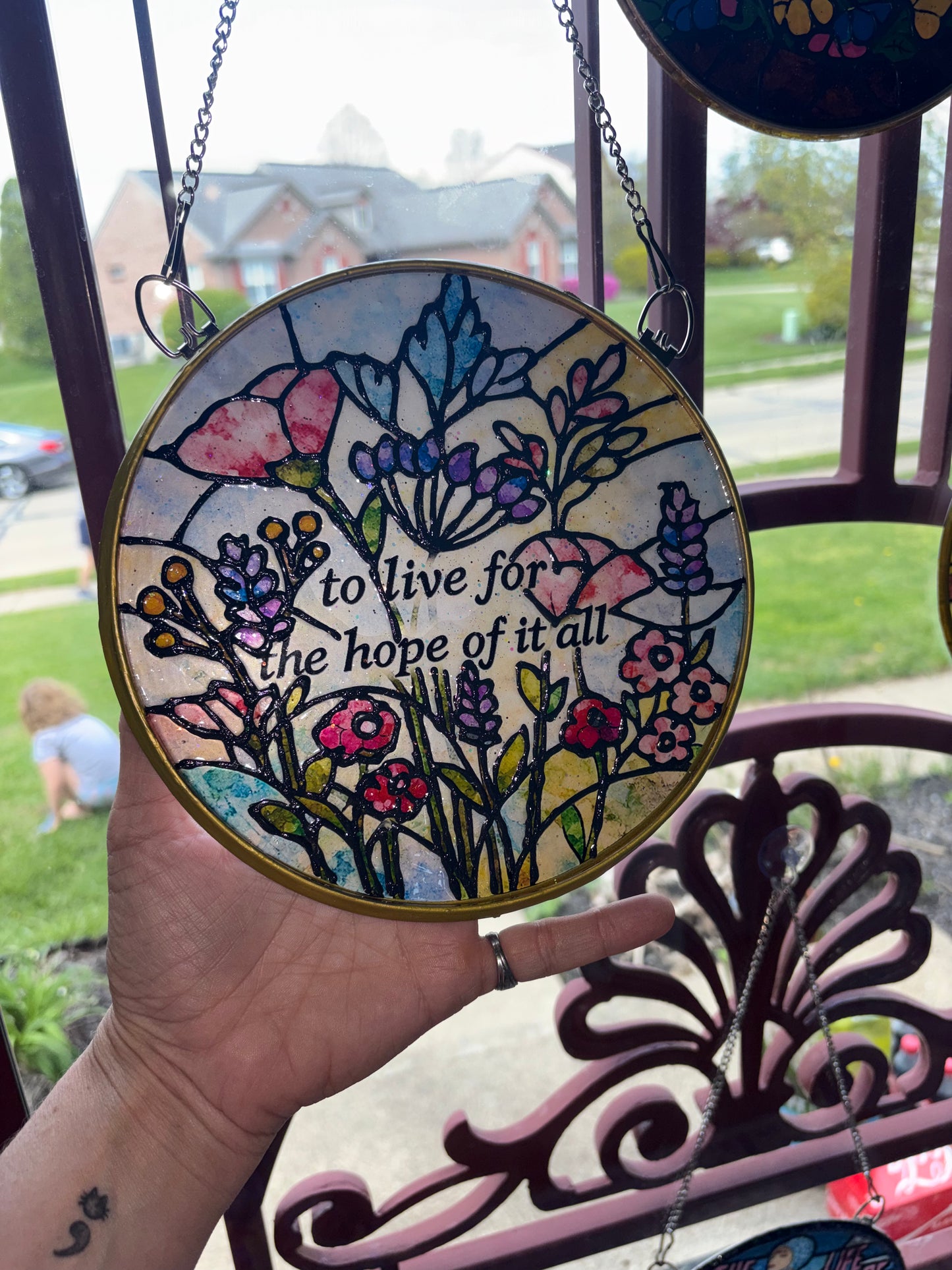 Hope of it all suncatcher