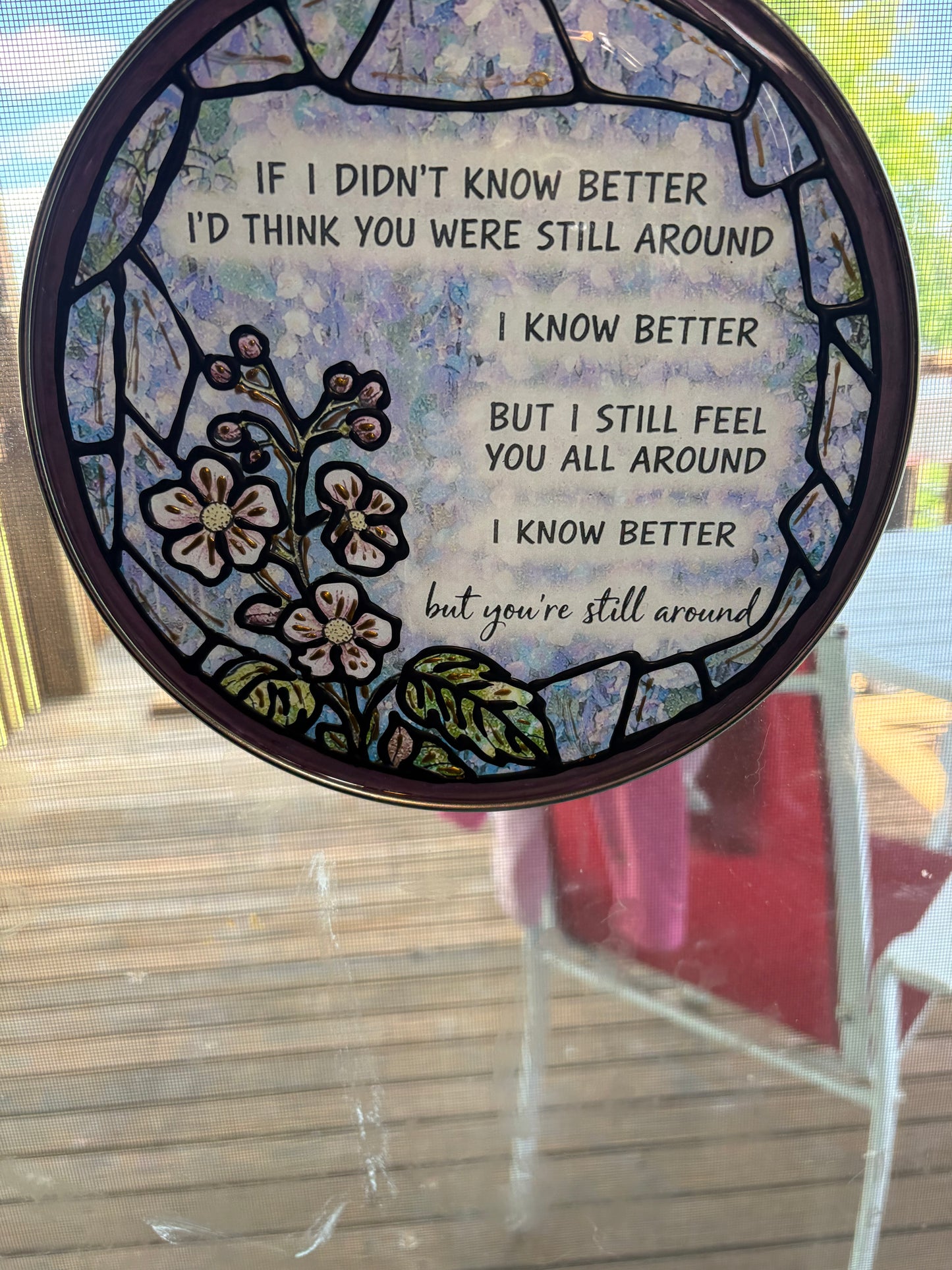 Marjorie faux suncatcher
