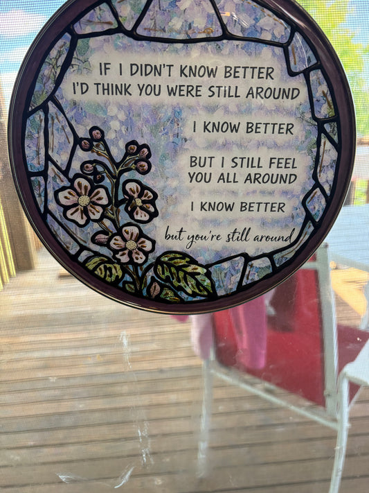 Marjorie faux suncatcher