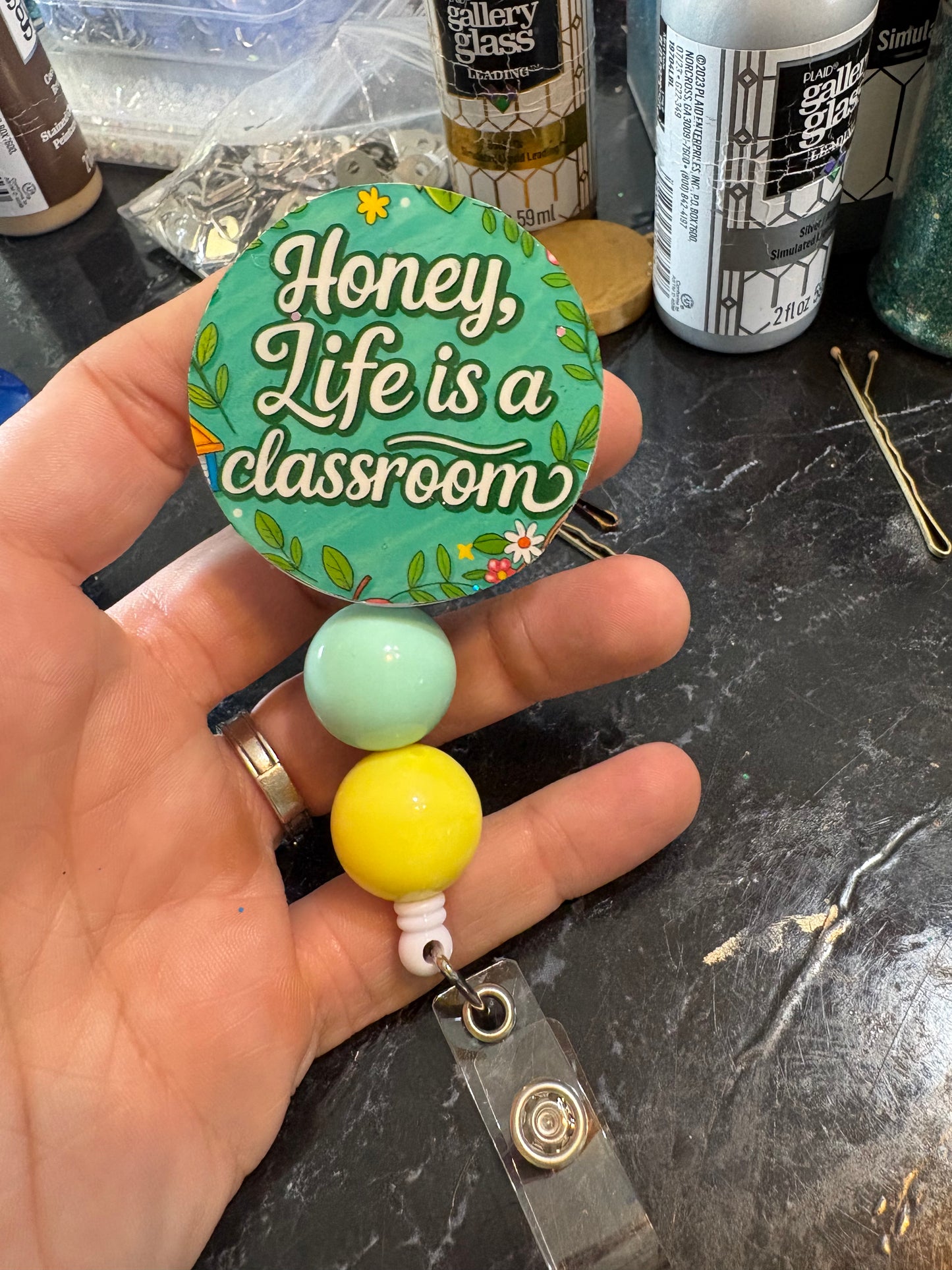 Honey life is a classroom badge reel