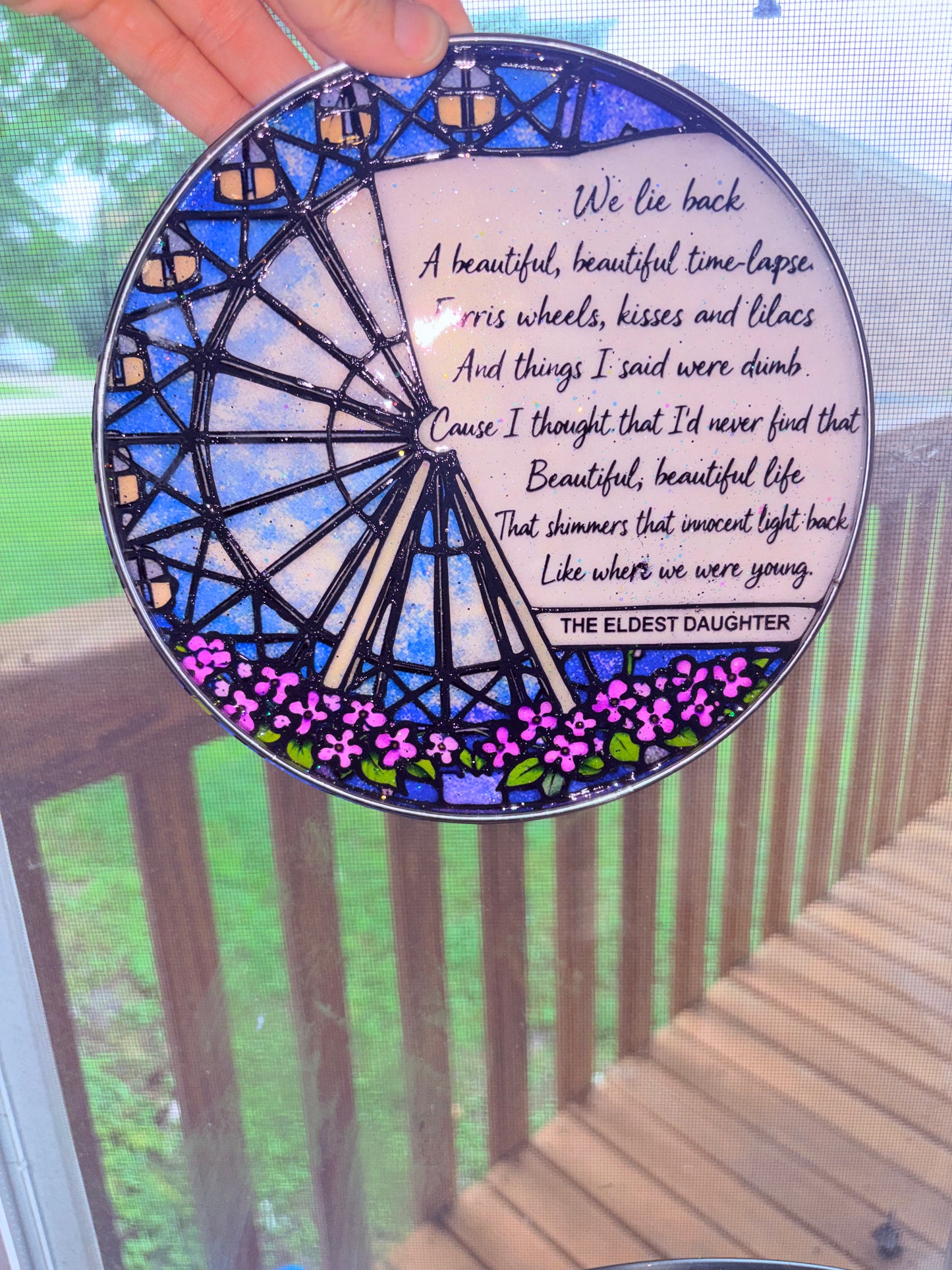 Eldest daughter suncatcher