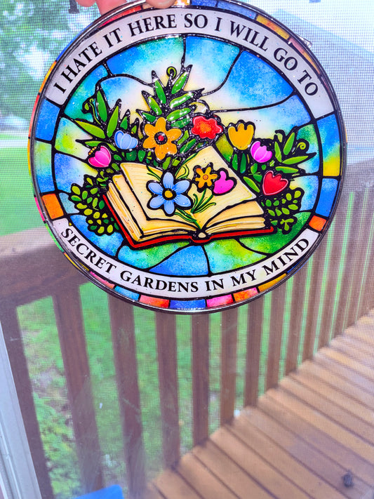 Secret garden suncatcher