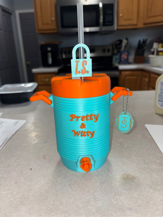 Pretty and witty can koozie