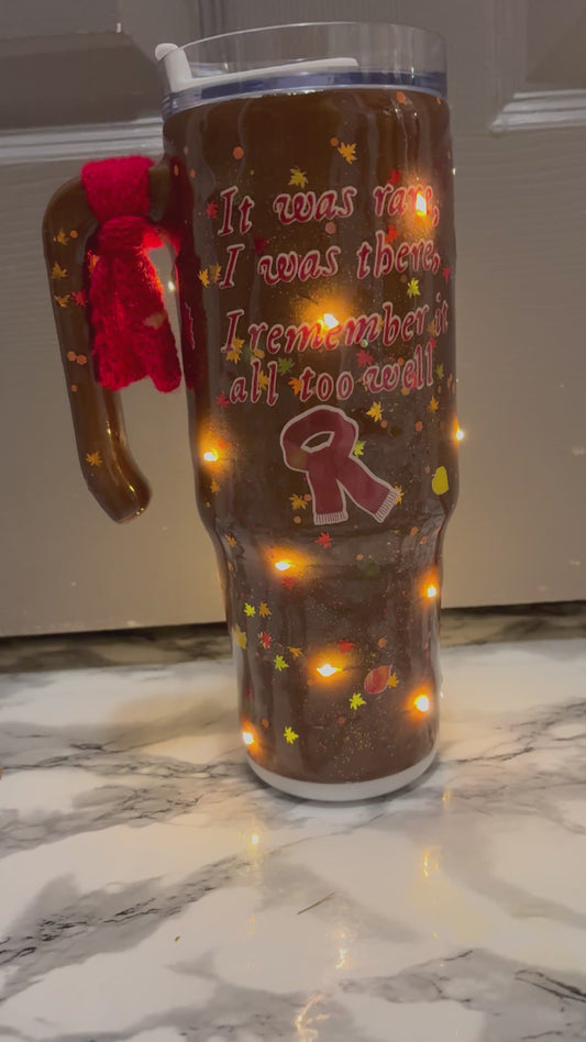 All too well 30oz lighted tumbler