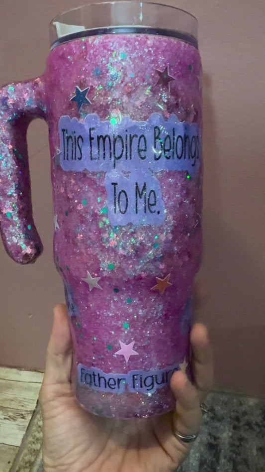 Pink father figure 30oz tumbler
